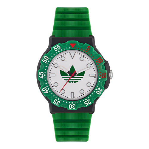 Adidas Unisex Uhr DISCOVERER TWO Silikon grün AOSY25512