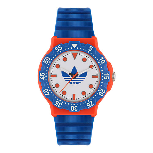 Adidas Unisex Uhr DISCOVERER TWO Silikon blau AOSY25513