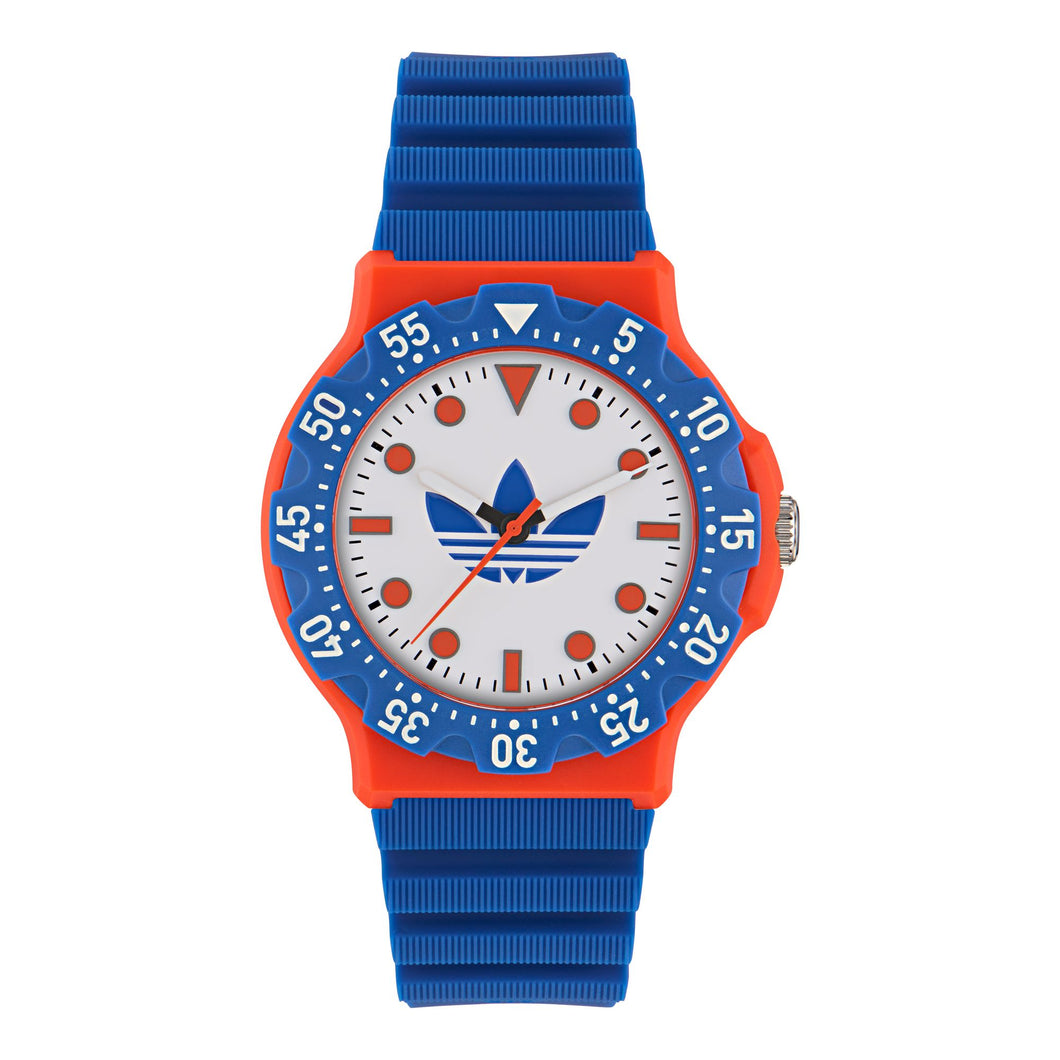 Adidas Unisex Uhr DISCOVERER TWO Silikon blau AOSY25513