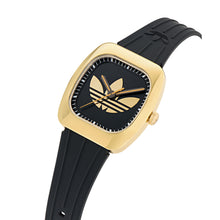 Laden Sie das Bild in den Galerie-Viewer, Adidas Unisex Uhr RETRO WAVE ONE Silikon schwarz AOSY26001