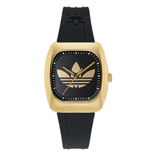 Laden Sie das Bild in den Galerie-Viewer, Adidas Unisex Uhr RETRO WAVE ONE Silikon schwarz AOSY26001