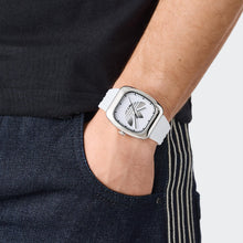 Laden Sie das Bild in den Galerie-Viewer, Adidas Unisex Uhr RETRO WAVE ONE Silikon weiß AOSY26002