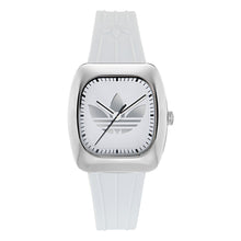 Laden Sie das Bild in den Galerie-Viewer, Adidas Unisex Uhr RETRO WAVE ONE Silikon weiß AOSY26002