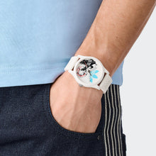 Laden Sie das Bild in den Galerie-Viewer, Adidas Unisex Uhr GAME THREE Silikon weiß AOSY26013