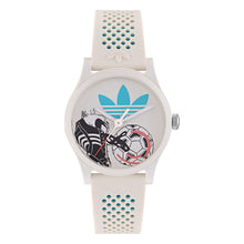 Laden Sie das Bild in den Galerie-Viewer, Adidas Unisex Uhr GAME THREE Silikon weiß AOSY26013