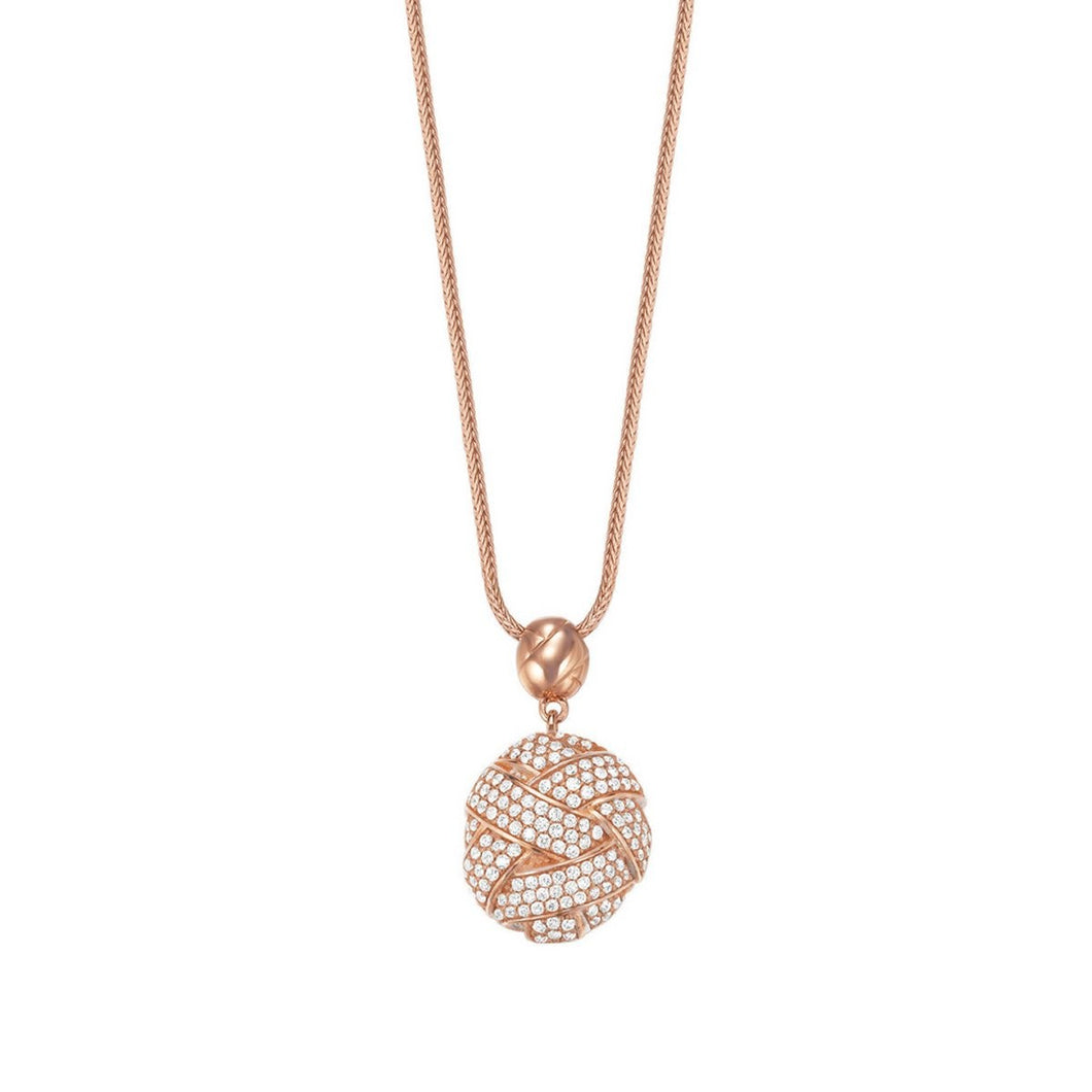 Esprit Damen Kette Edelstahl Rosé Lilaia ESNL02752C800