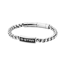 Laden Sie das Bild in den Galerie-Viewer, G-STAR Herren Armband Armkette Edelstahl silber Floatcore GSJ.100.02