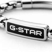 Laden Sie das Bild in den Galerie-Viewer, G-STAR Herren Armband Armkette Edelstahl silber Floatcore GSJ.100.02