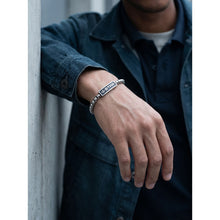 Laden Sie das Bild in den Galerie-Viewer, G-STAR Herren Armband Armkette Edelstahl silber Floatcore GSJ.100.02