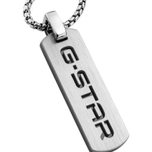 Laden Sie das Bild in den Galerie-Viewer, G-STAR Herren Kette Halskette Edelstahl silber Incisio GSJ.106.02