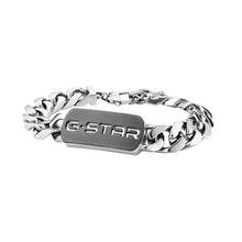 Laden Sie das Bild in den Galerie-Viewer, G-STAR Herren Armband Armkette Edelstahl silber Incisio GSJ.106.03