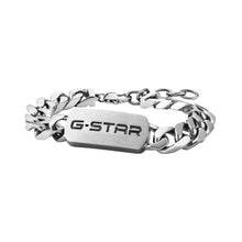 Laden Sie das Bild in den Galerie-Viewer, G-STAR Herren Armband Armkette Edelstahl silber Incisio GSJ.106.04