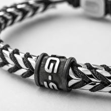 Laden Sie das Bild in den Galerie-Viewer, G-STAR Herren Armband Nylon Edelstahl DualShield GSJ.108.01