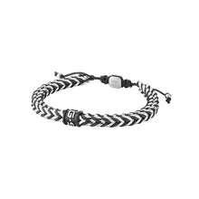 Laden Sie das Bild in den Galerie-Viewer, G-STAR Herren Armband Nylon Edelstahl DualShield GSJ.108.01