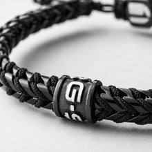 Laden Sie das Bild in den Galerie-Viewer, G-STAR Herren Armband Nylon Edelstahl DualShield GSJ.108.02