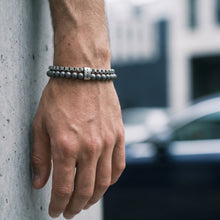Laden Sie das Bild in den Galerie-Viewer, G-STAR Herren Armband Edelstahl Perlen Tether02R GSJ.110.01
