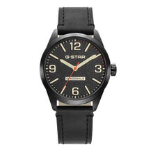 Laden Sie das Bild in den Galerie-Viewer, G-STAR Herren Analog Uhr Armbanduhr Leder Originals GSW.503.03