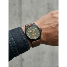 Laden Sie das Bild in den Galerie-Viewer, G-STAR Herren Analog Uhr Armbanduhr Leder Originals GSW.503.05