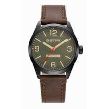 Laden Sie das Bild in den Galerie-Viewer, G-STAR Herren Analog Uhr Armbanduhr Leder Originals GSW.503.05