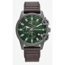 Laden Sie das Bild in den Galerie-Viewer, G-STAR Herren Analog Uhr Multifunktionuhr Leder Bend3D GSW.505.03