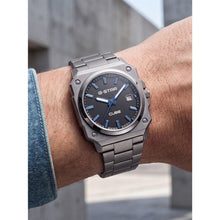 Laden Sie das Bild in den Galerie-Viewer, G-STAR Herren Analog Uhr Armbanduhr Leder Cube GSW.508.07