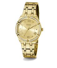 Laden Sie das Bild in den Galerie-Viewer, Guess Damen Uhr Armbanduhr COSMO GW0033L2 Edelstahl gold