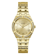 Laden Sie das Bild in den Galerie-Viewer, Guess Damen Uhr Armbanduhr COSMO GW0033L2 Edelstahl gold