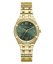 Laden Sie das Bild in den Galerie-Viewer, Guess Damen Uhr Armbanduhr COSMO GW0033L8 Edelstahl gold