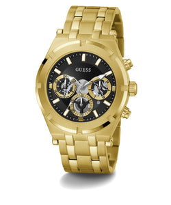 Guess Herren Uhr Armbanduhr Multifunktion CONTINENTAL GW0260G2 Edelstahl gold