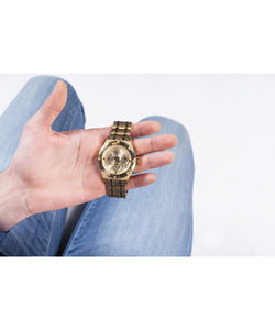 Guess Herren Uhr Armbanduhr Multifunktion CONTINENTAL GW0260G4 Edelstahl gold