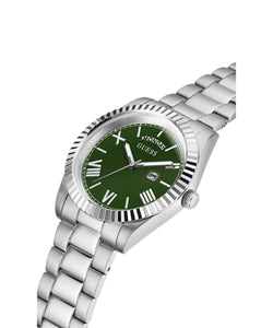 Guess Herren Uhr Armbanduhr CONNOISSEUR GW0265G10 Edelstahl silber