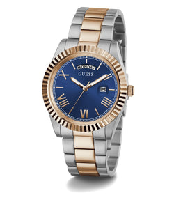 Guess Herren Uhr Armbanduhr CONNOISSEUR GW0265G12-1 Edelstahl bicolor