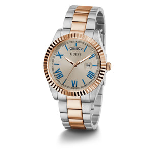 Guess Herren Uhr Armbanduhr GD CONNOISSEUR GW0265G13 Edelstahl bicolor