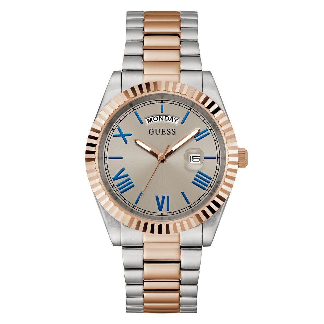Guess Herren Uhr Armbanduhr GD CONNOISSEUR GW0265G13 Edelstahl bicolor