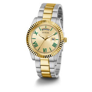 Guess Herren Uhr Armbanduhr GD CONNOISSEUR GW0265G14 Edelstahl bicolor