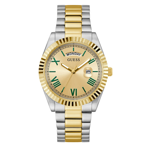 Guess Herren Uhr Armbanduhr GD CONNOISSEUR GW0265G14 Edelstahl bicolor
