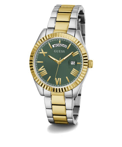 Guess Damen Uhr Armbanduhr LUNA GW0308L5 Edelstahl bicolor