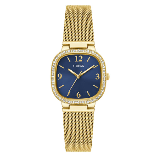 Guess Damen Uhr Armbanduhr TAPESTRY GW0354L6 Edelstahl gold