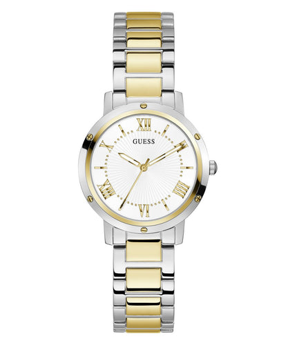 Guess Damen Uhr Armbanduhr DAWN GW0404L2 Edelstahl bicolor