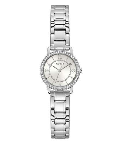 Guess Damen Uhr Armbanduhr MELODY GW0468L1 Edelstahl silber