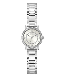 Guess Damen Uhr Armbanduhr MELODY GW0468L1 Edelstahl silber