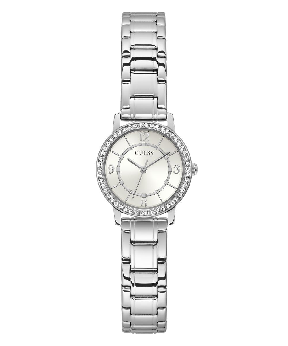 Guess Damen Uhr Armbanduhr MELODY GW0468L1 Edelstahl silber