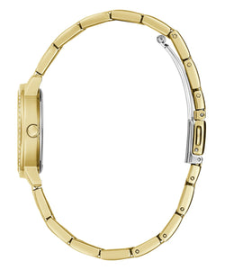 Guess Damen Uhr Armbanduhr MELODY GW0468L2 Edelstahl gold