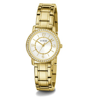 Laden Sie das Bild in den Galerie-Viewer, Guess Damen Uhr Armbanduhr MELODY GW0468L2 Edelstahl gold