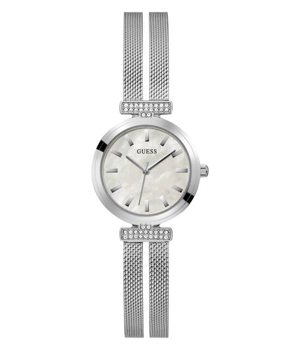 Guess Damen Uhr Armbanduhr ARRAY GW0471L1 Edelstahl silber