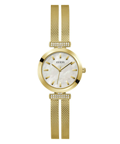 Guess Damen Uhr Armbanduhr ARRAY GW0471L2 Edelstahl gold