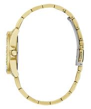 Laden Sie das Bild in den Galerie-Viewer, Guess Damen Uhr Armbanduhr OPALINE GW0475L3 Edelstahl gold