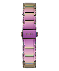 Guess Damen Uhr Armbanduhr LILY GW0528L4 Edelstahl Regenbogenfarben