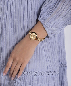 Guess Damen Uhr Armbanduhr LADY G GW0549L2 Edelstahl gold