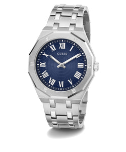 Guess Herren Uhr Armbanduhr ASSET GW0575G4 Edelstahl silber